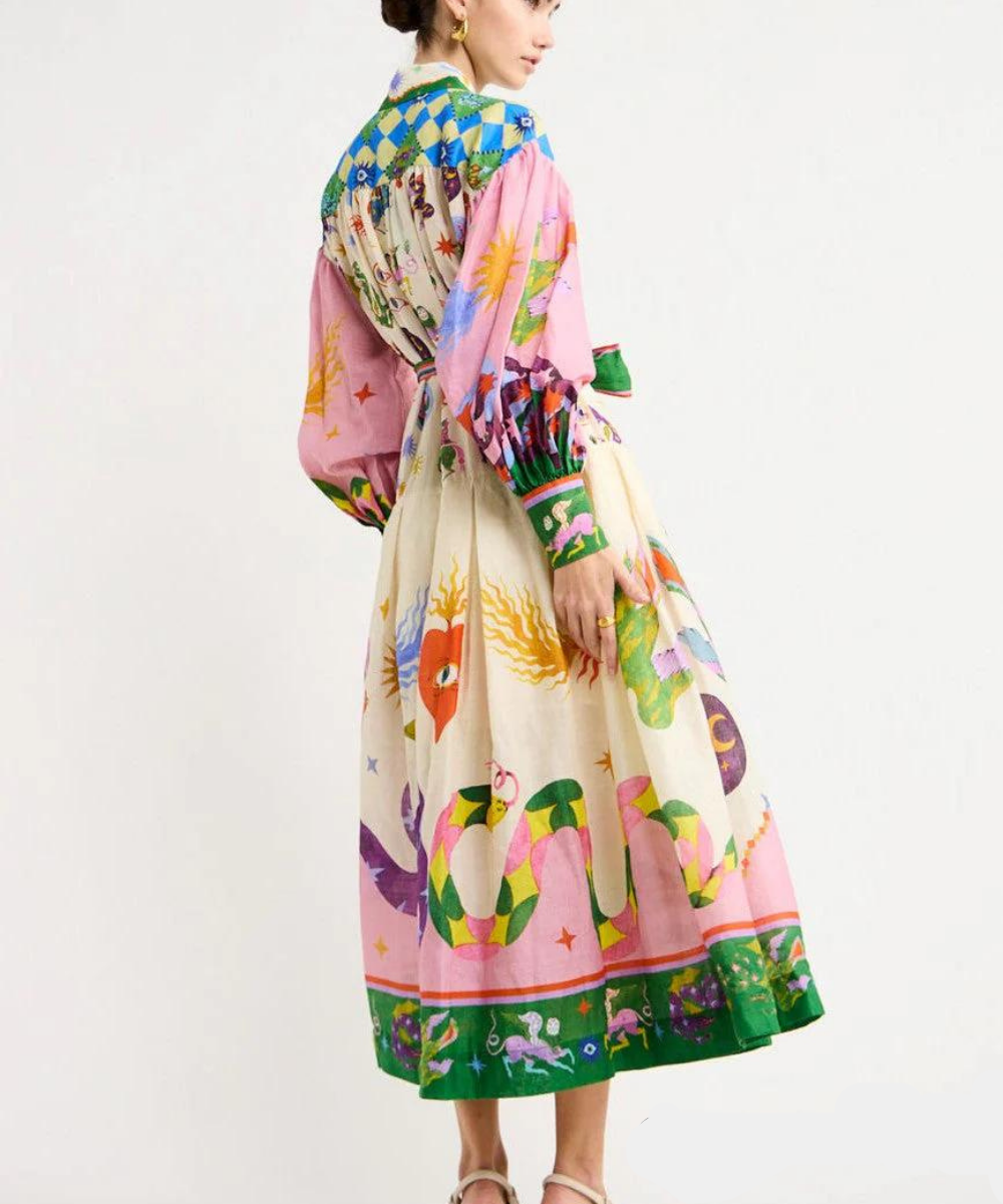 Delphina | Italian Maxi Dress