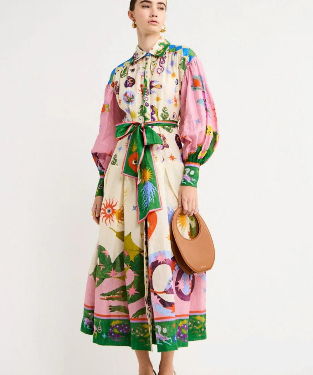 Delphina | Italian Maxi Dress