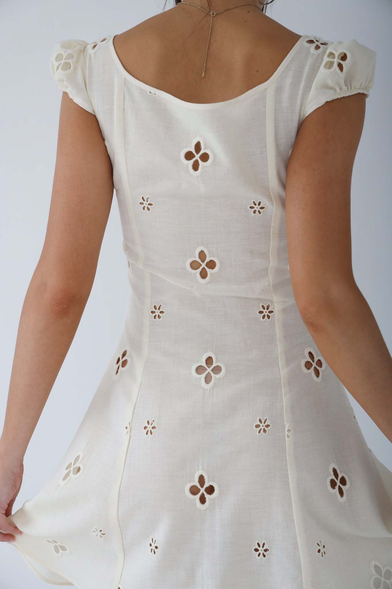 Greer | Vintage Embroidered Midi Dress