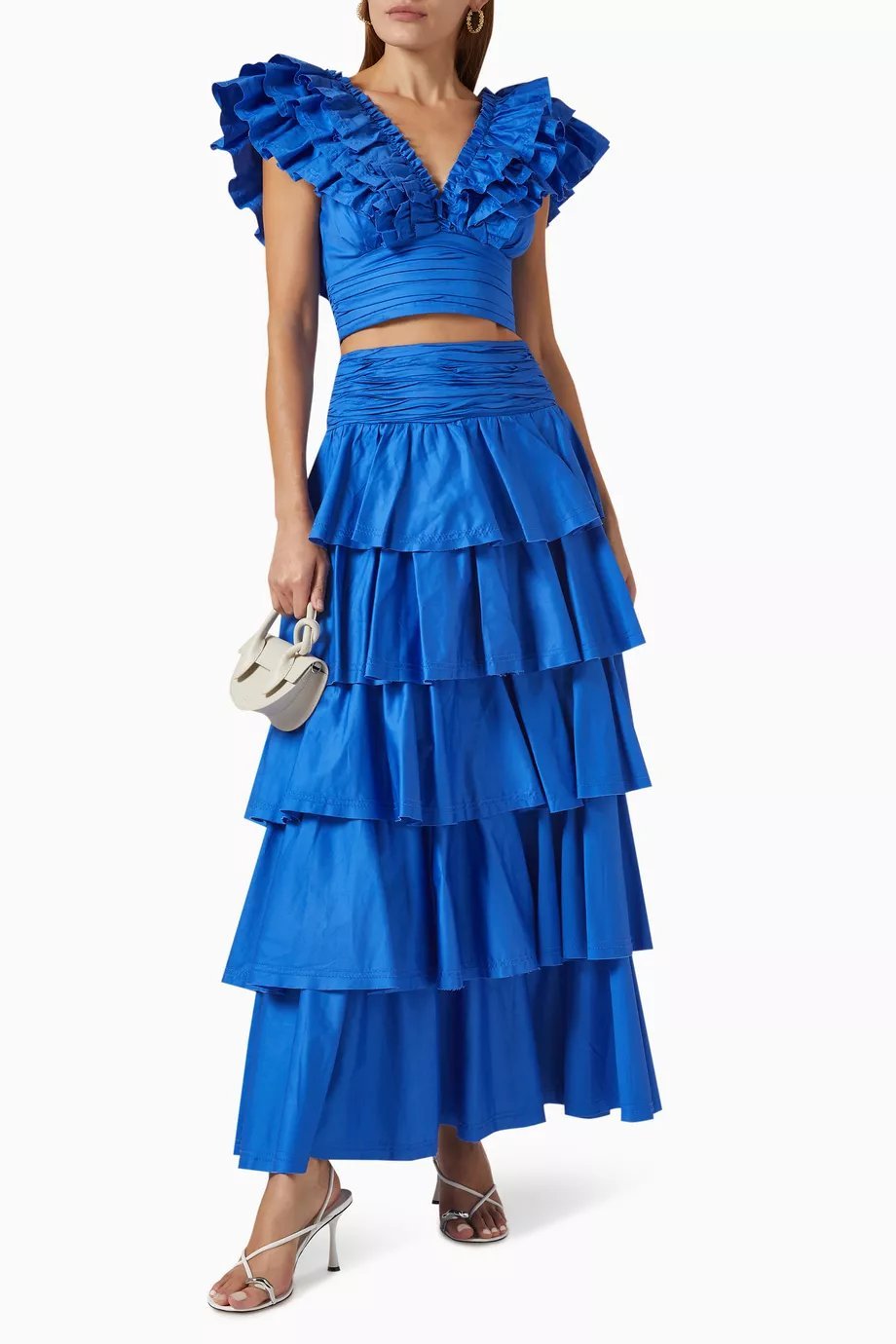 Georgia | Ruffle V-Neck Tiered Set