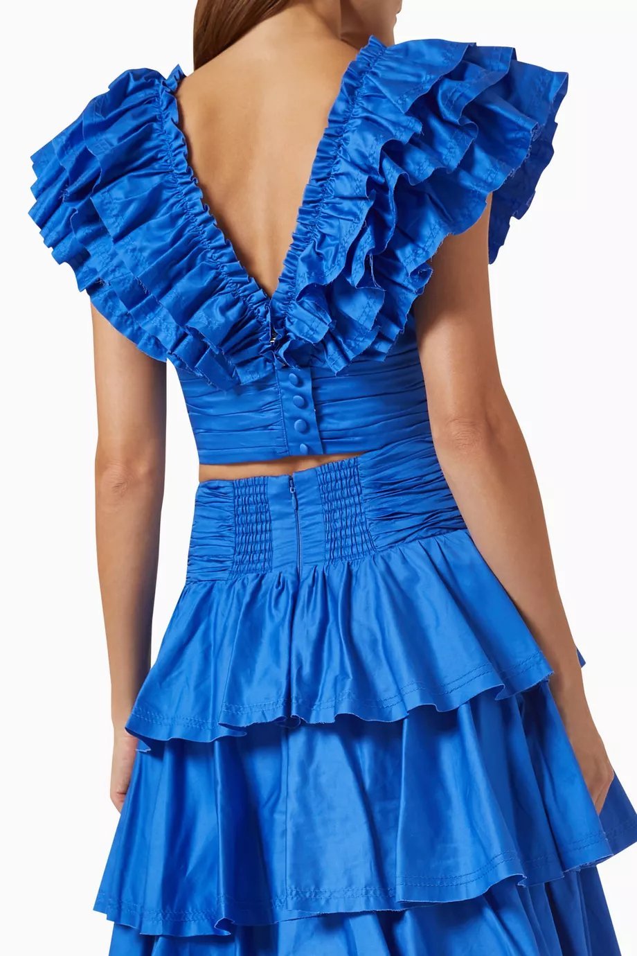 Georgia | Ruffle V-Neck Tiered Set
