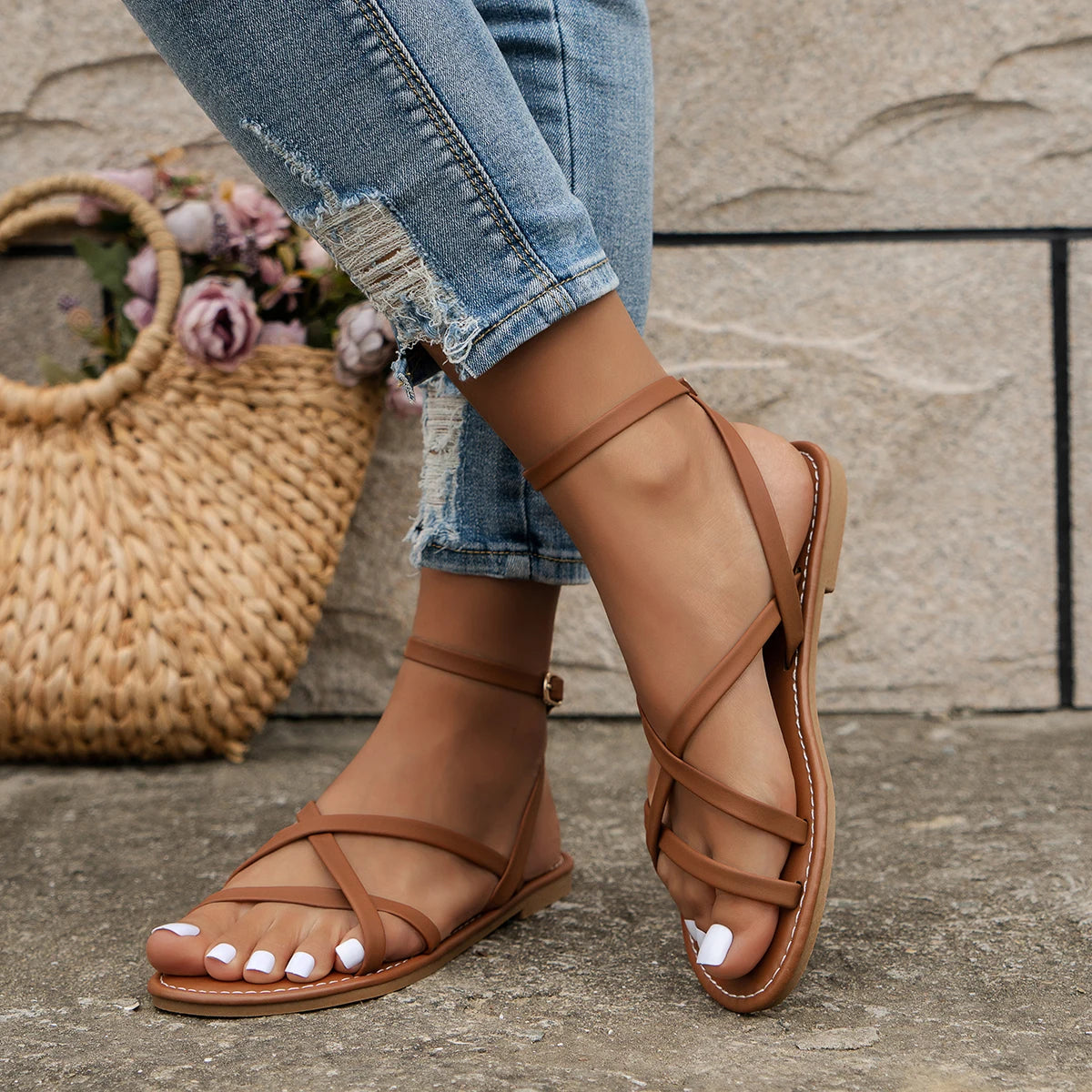 Effie | Chic Roman Sandals