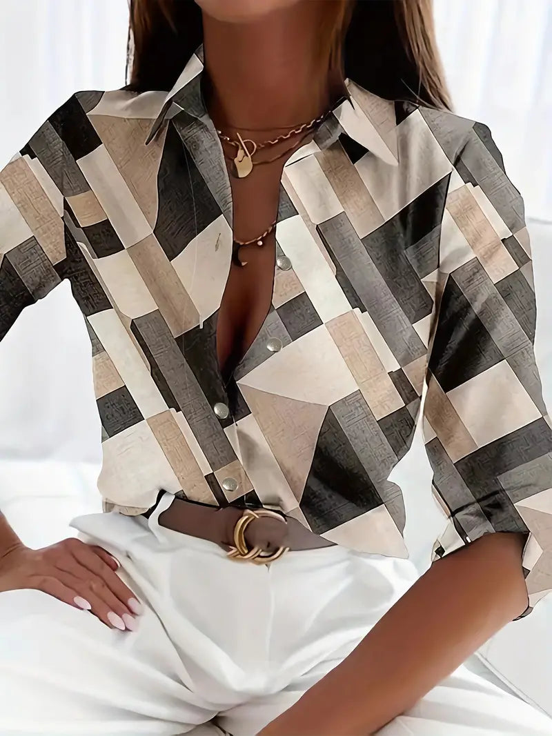 Elowen | Casual Long-Sleeved Shirt