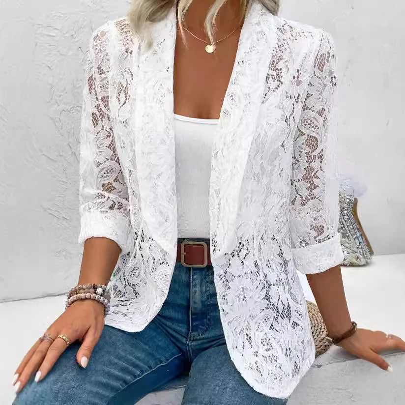 Noor | Elegant Lace Blazers