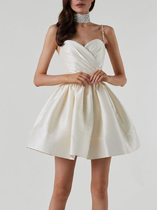 Liora | Sweetheart Neckline Mini Dress