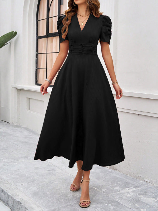 Isadora | V-Neck Midi Dress