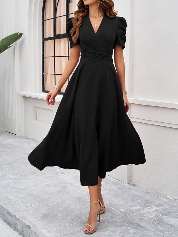 Isadora | V-Neck Midi Dress