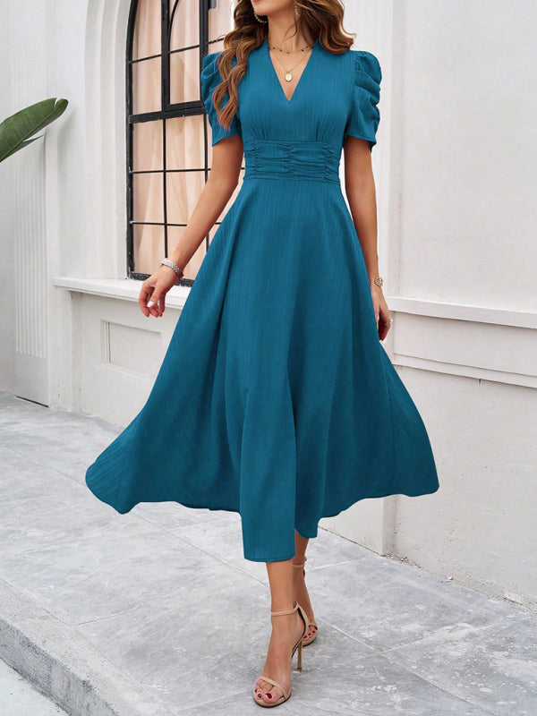 Isadora | V-Neck Midi Dress