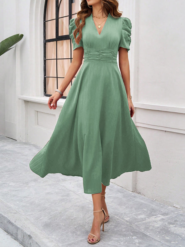 Isadora | V-Neck Midi Dress