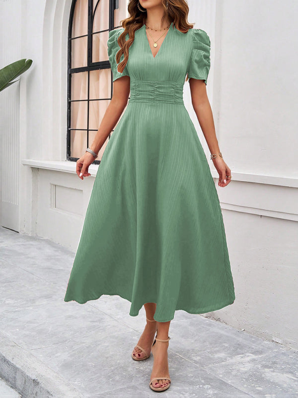 Isadora | V-Neck Midi Dress
