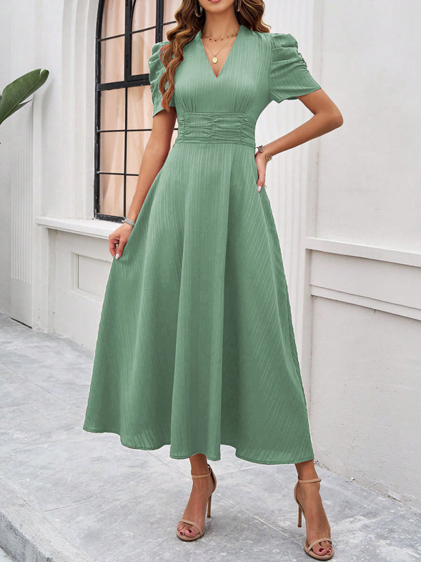 Isadora | V-Neck Midi Dress