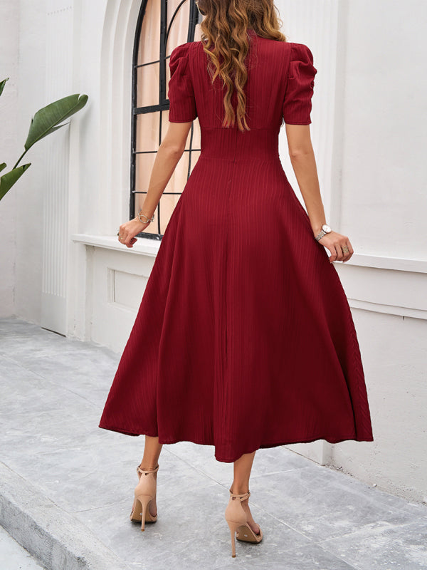 Isadora | V-Neck Midi Dress