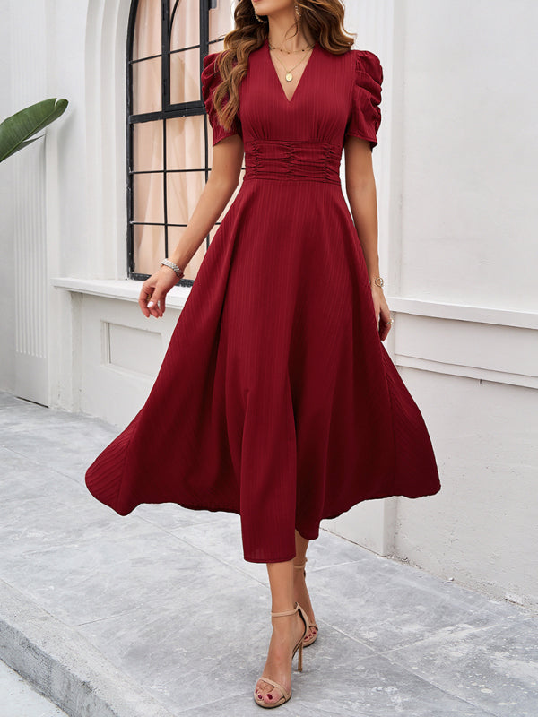Isadora | V-Neck Midi Dress