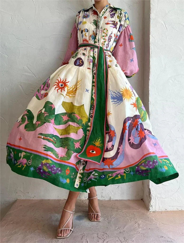 Delphina | Italian Maxi Dress