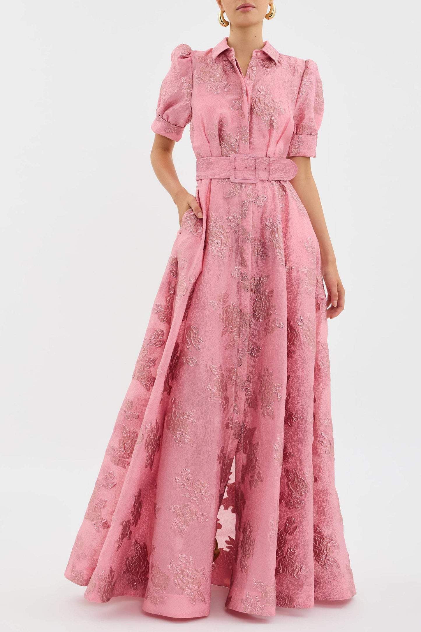 Anna | Short Puff Sleeves Dress