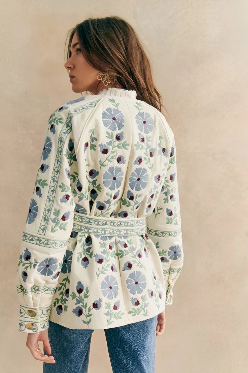 Hania | Floral Embroidery Jacket