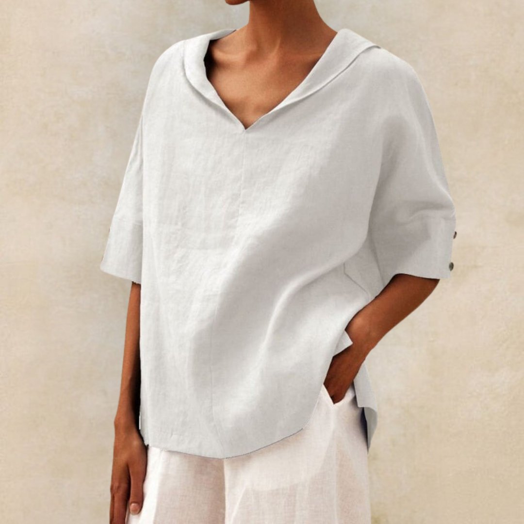 Martha | V-Neck Casual Shirt