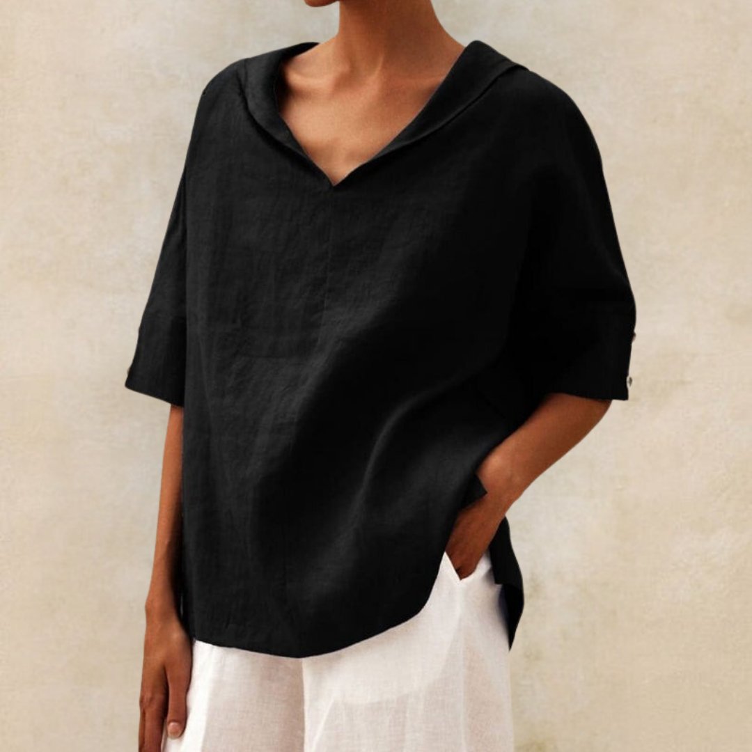 Martha | V-Neck Casual Shirt