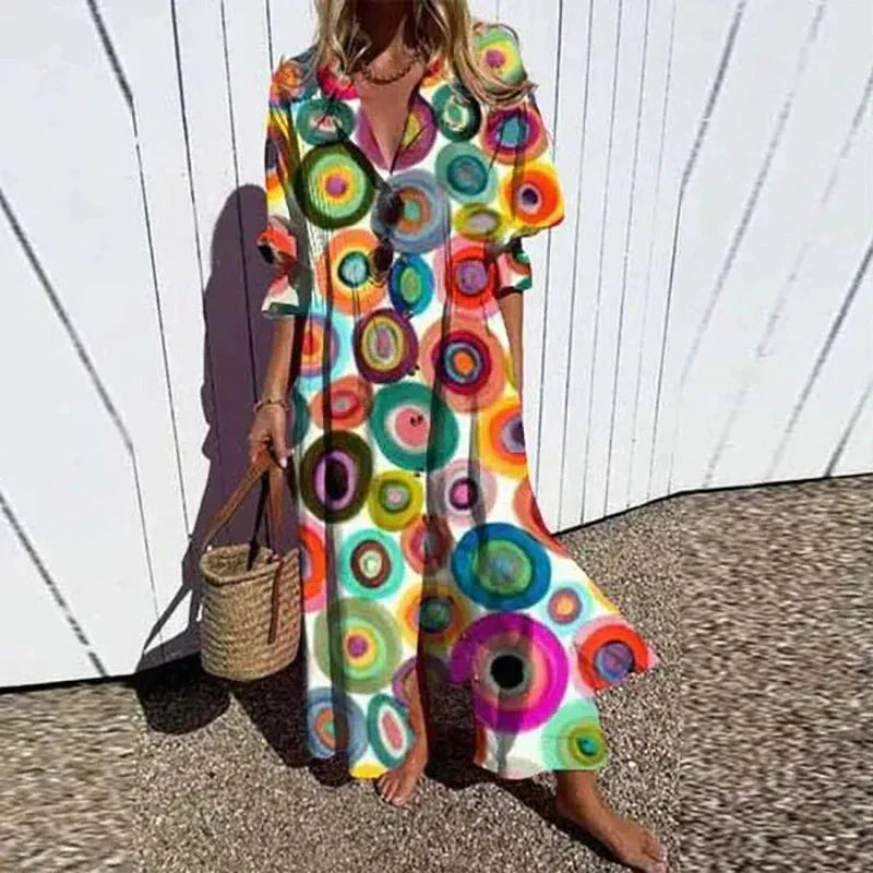 Geneva | Classic Boho Maxi Dress