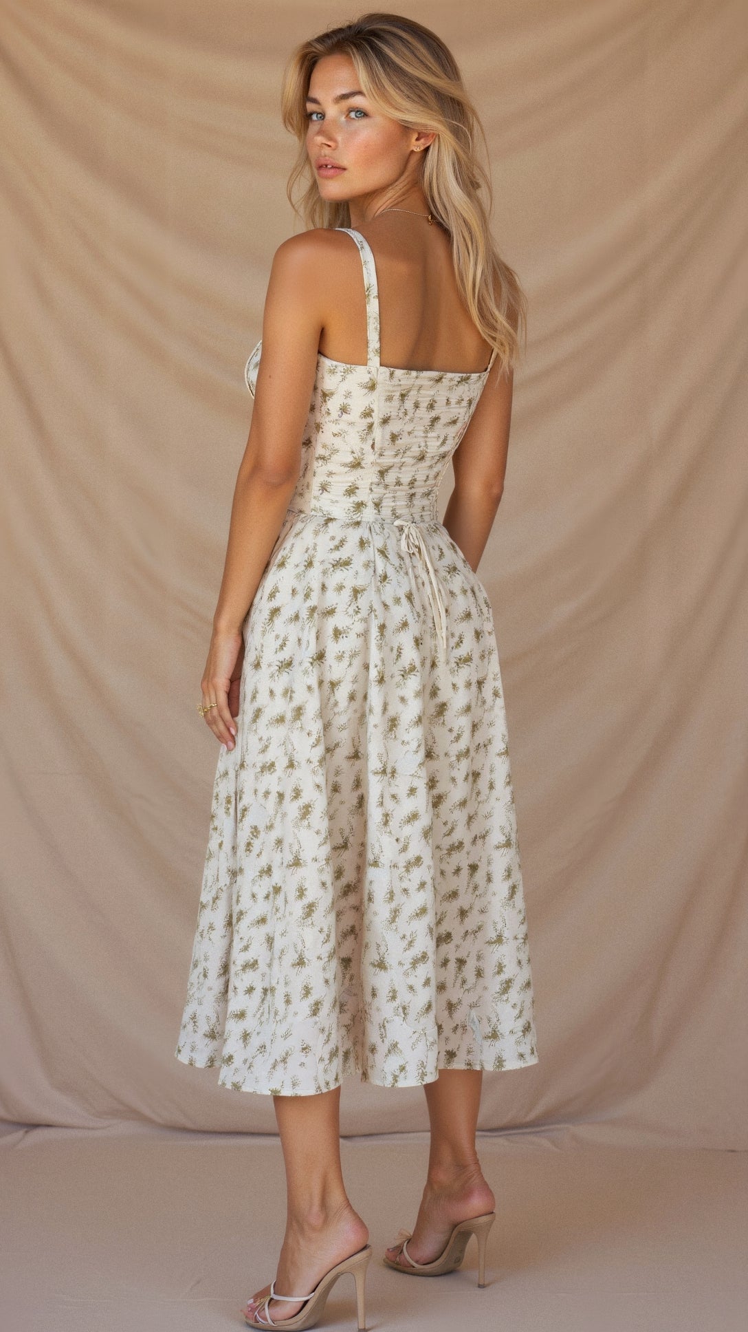 Briony | Corset Midi Dress