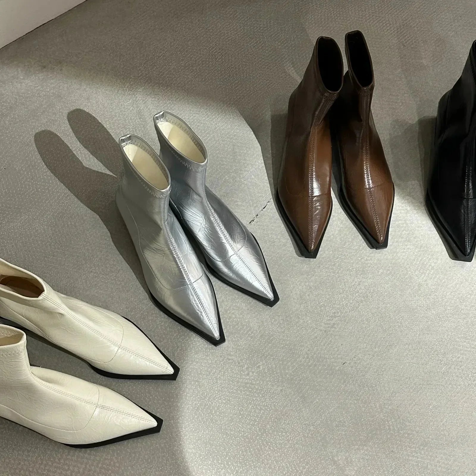 Cosima | Tapered Ankle Boots