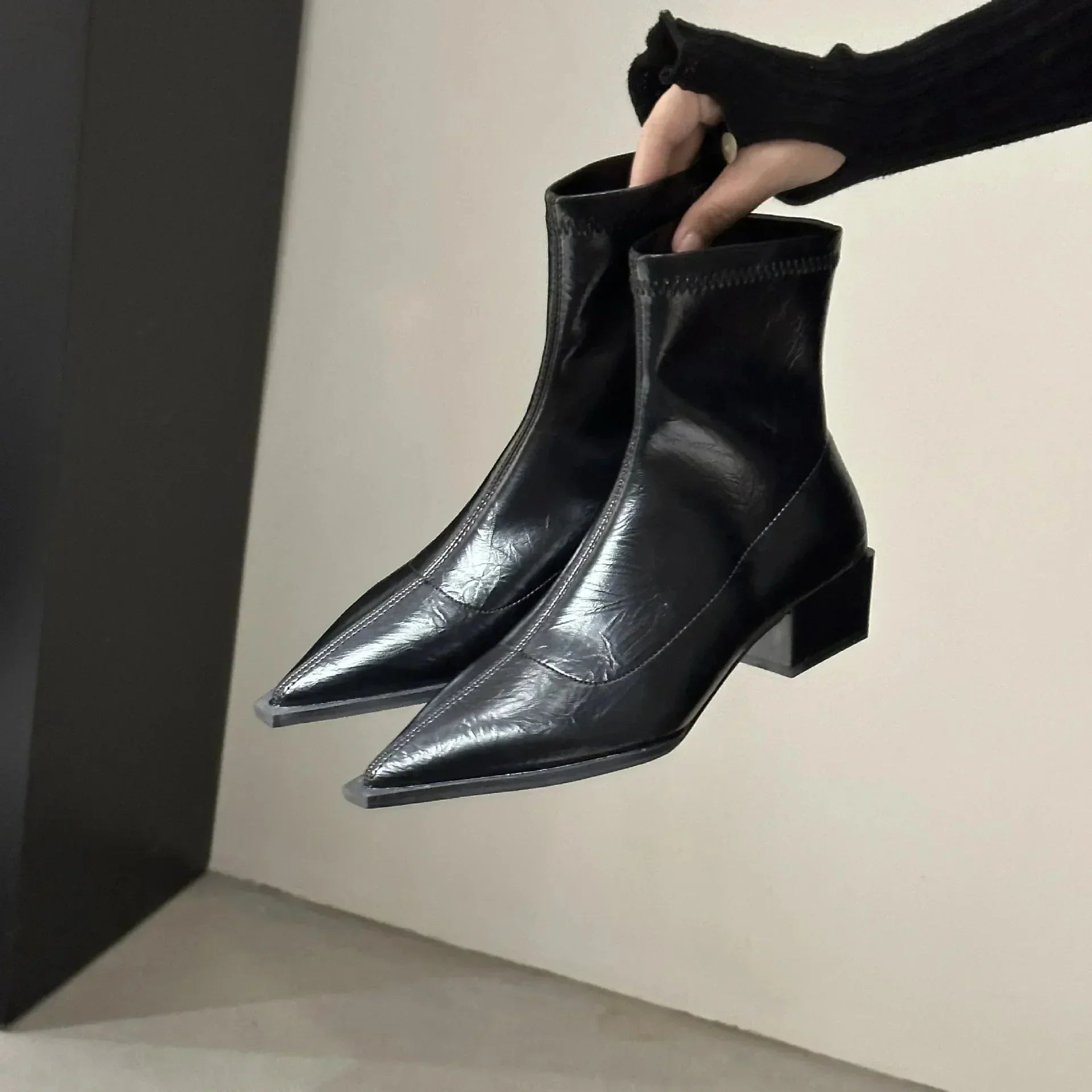Cosima | Tapered Ankle Boots