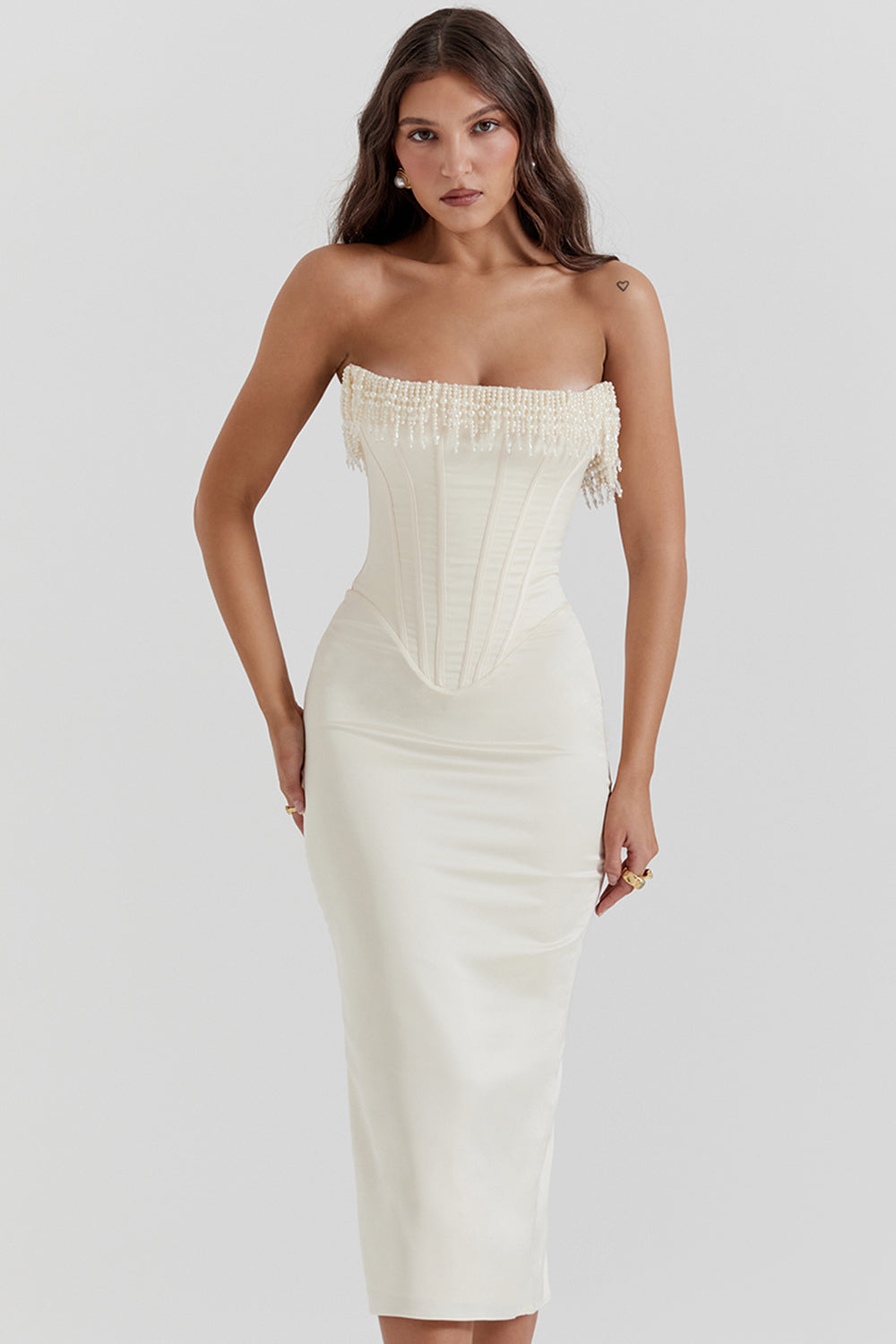 Celandine | Vintage Strapless Dress