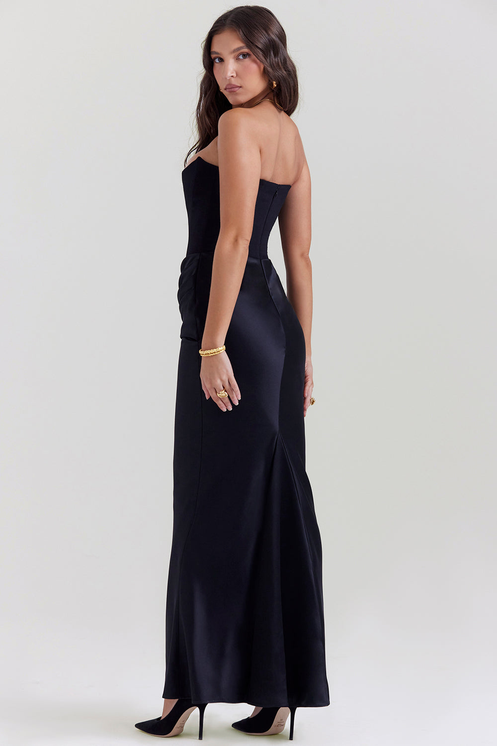 Romy | Strapless Corset Maxi Dress