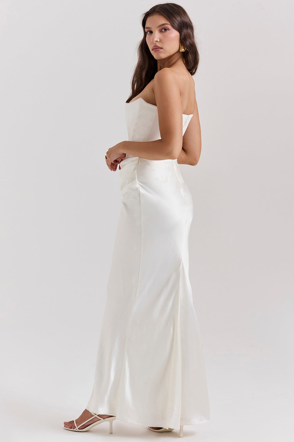 Romy | Strapless Corset Maxi Dress