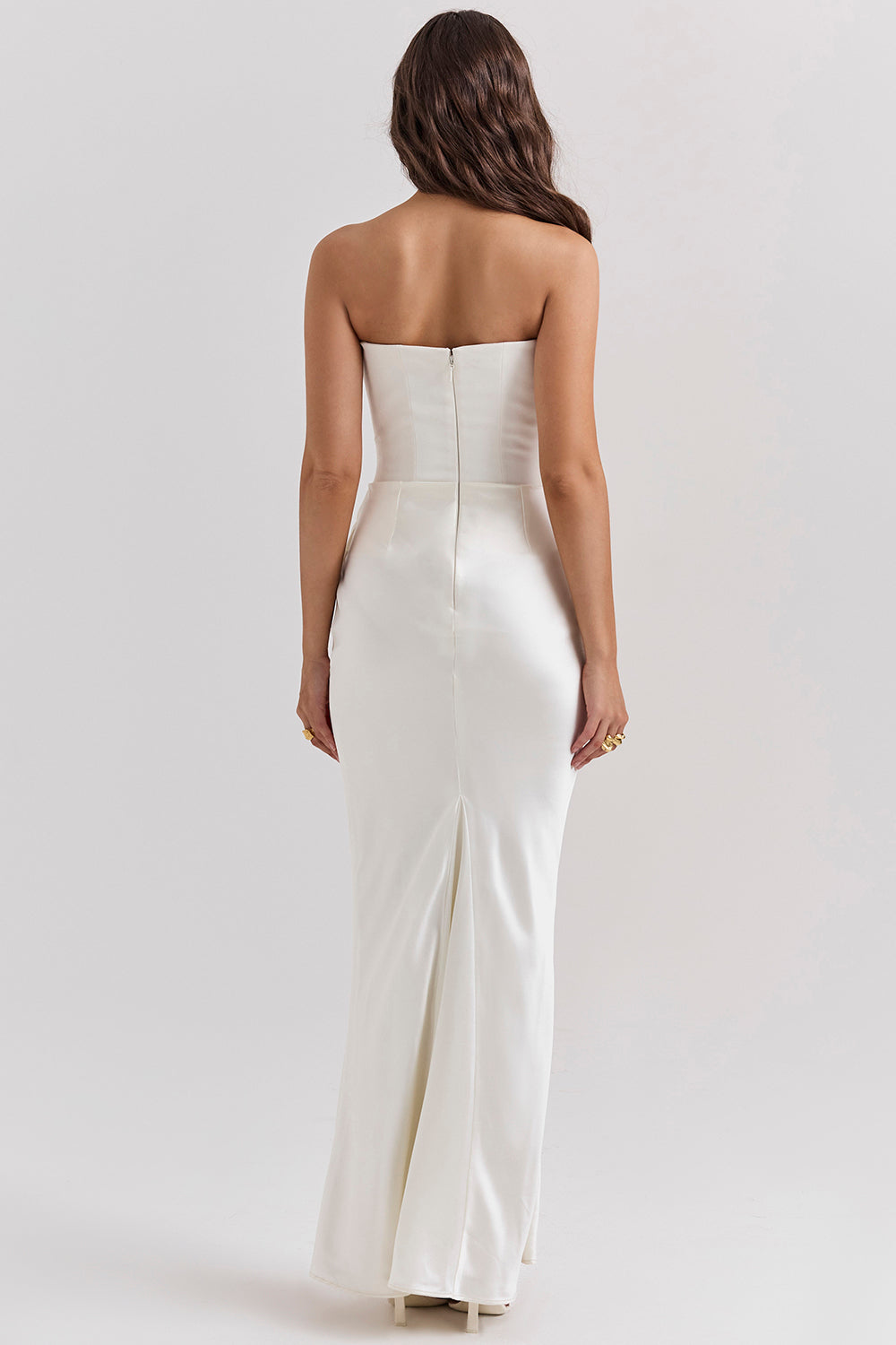 Romy | Strapless Corset Maxi Dress