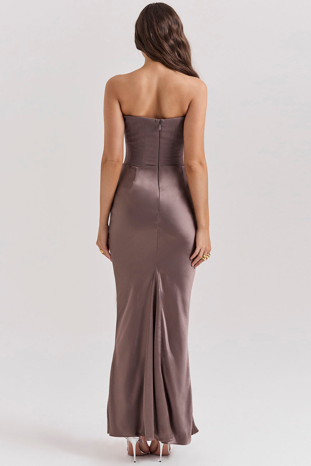 Romy | Strapless Corset Maxi Dress