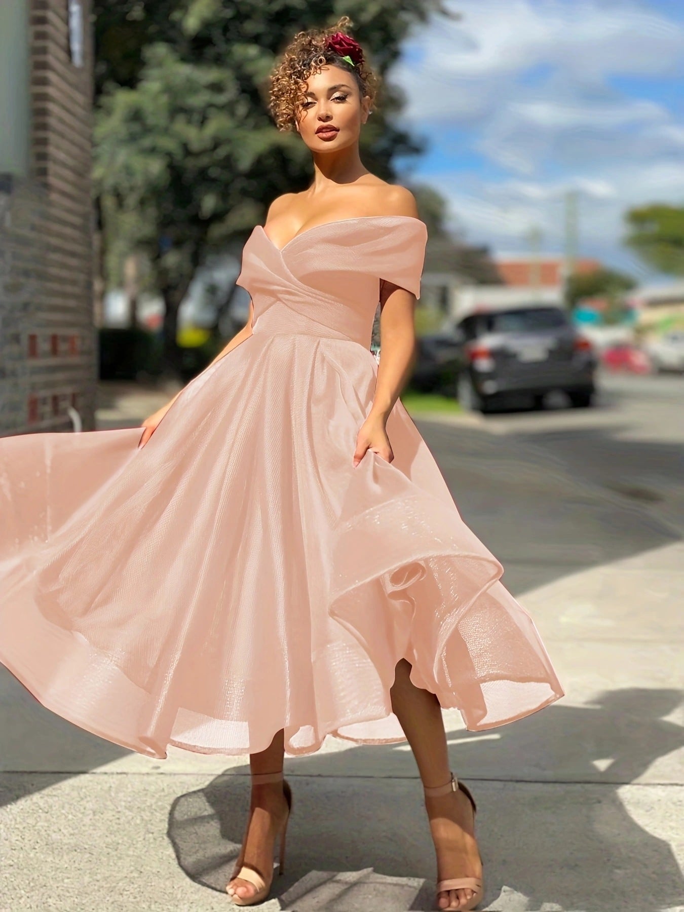 Everly | Women's Elegant Midi Dress