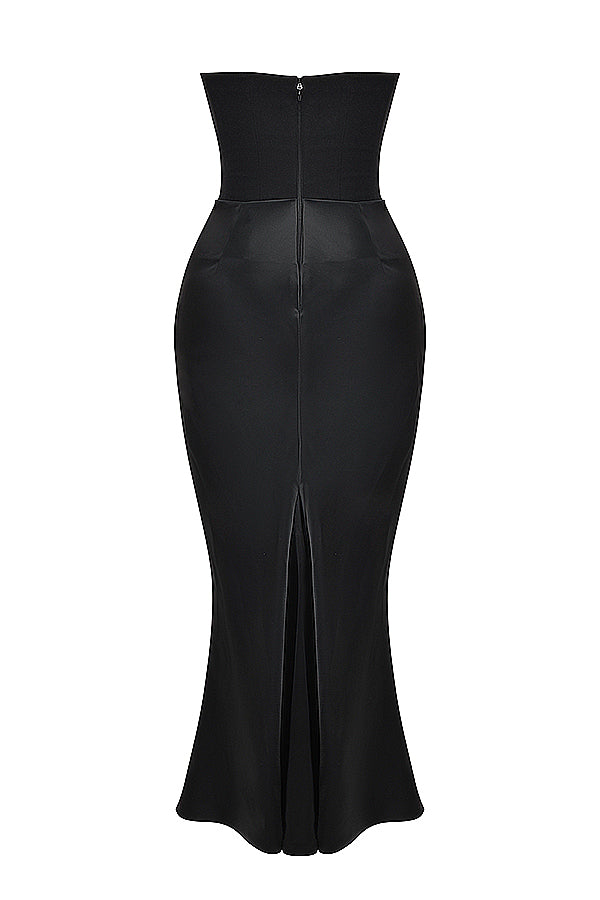 Romy | Strapless Corset Maxi Dress