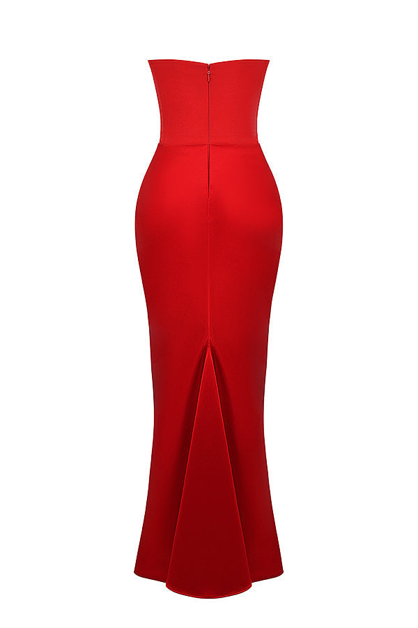 Romy | Strapless Corset Maxi Dress