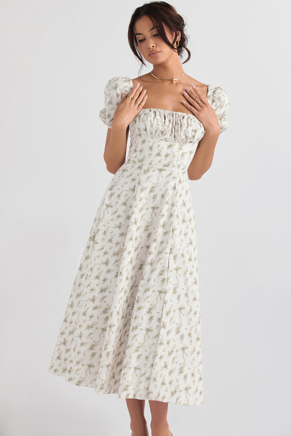 Lilibet | Floral Midi Sundress