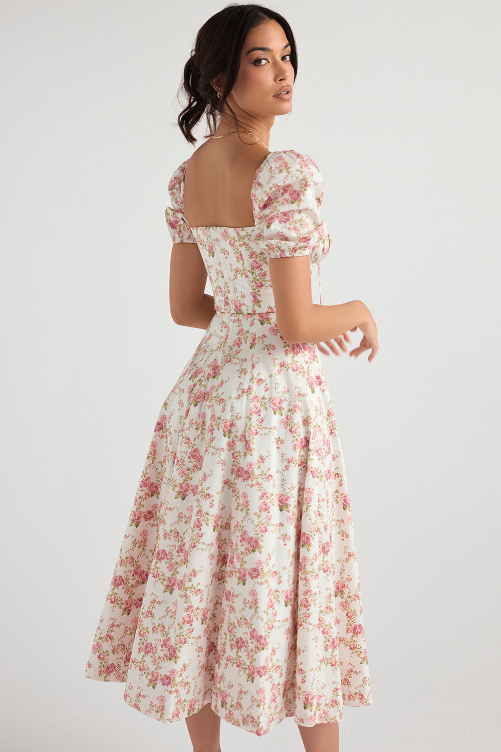 Lilibet | Floral Midi Sundress