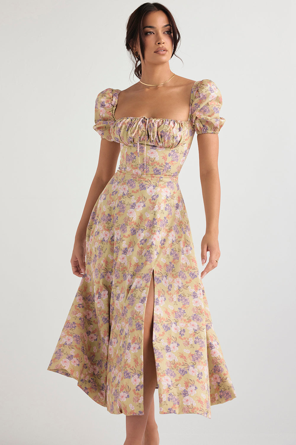 Lilibet | Floral Midi Sundress