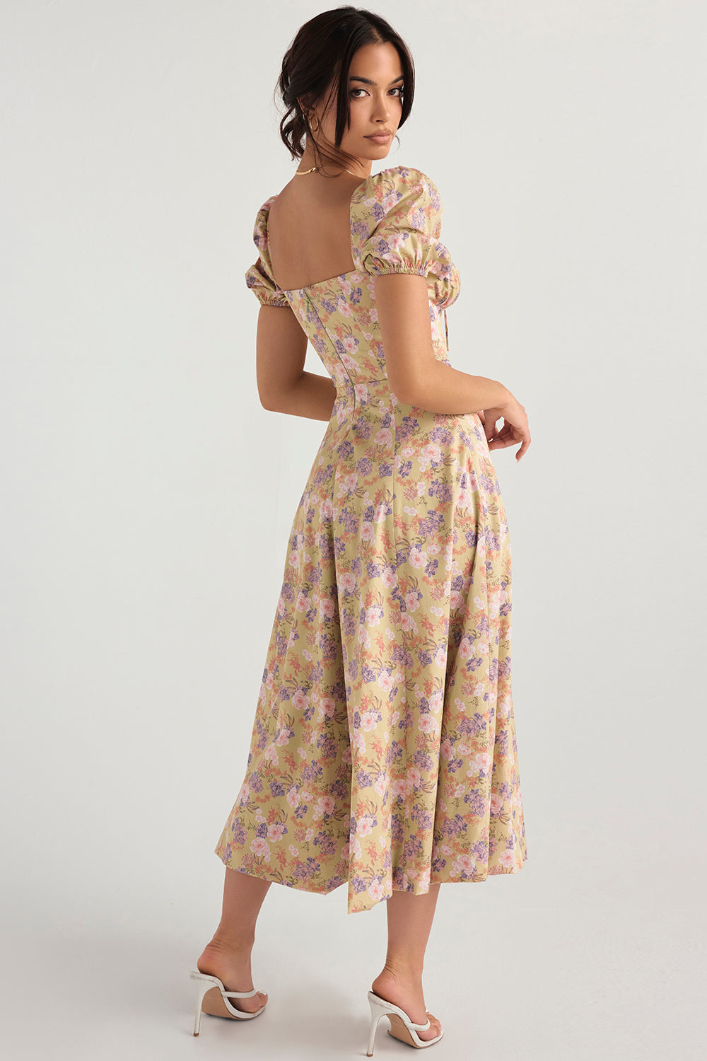 Lilibet | Floral Midi Sundress