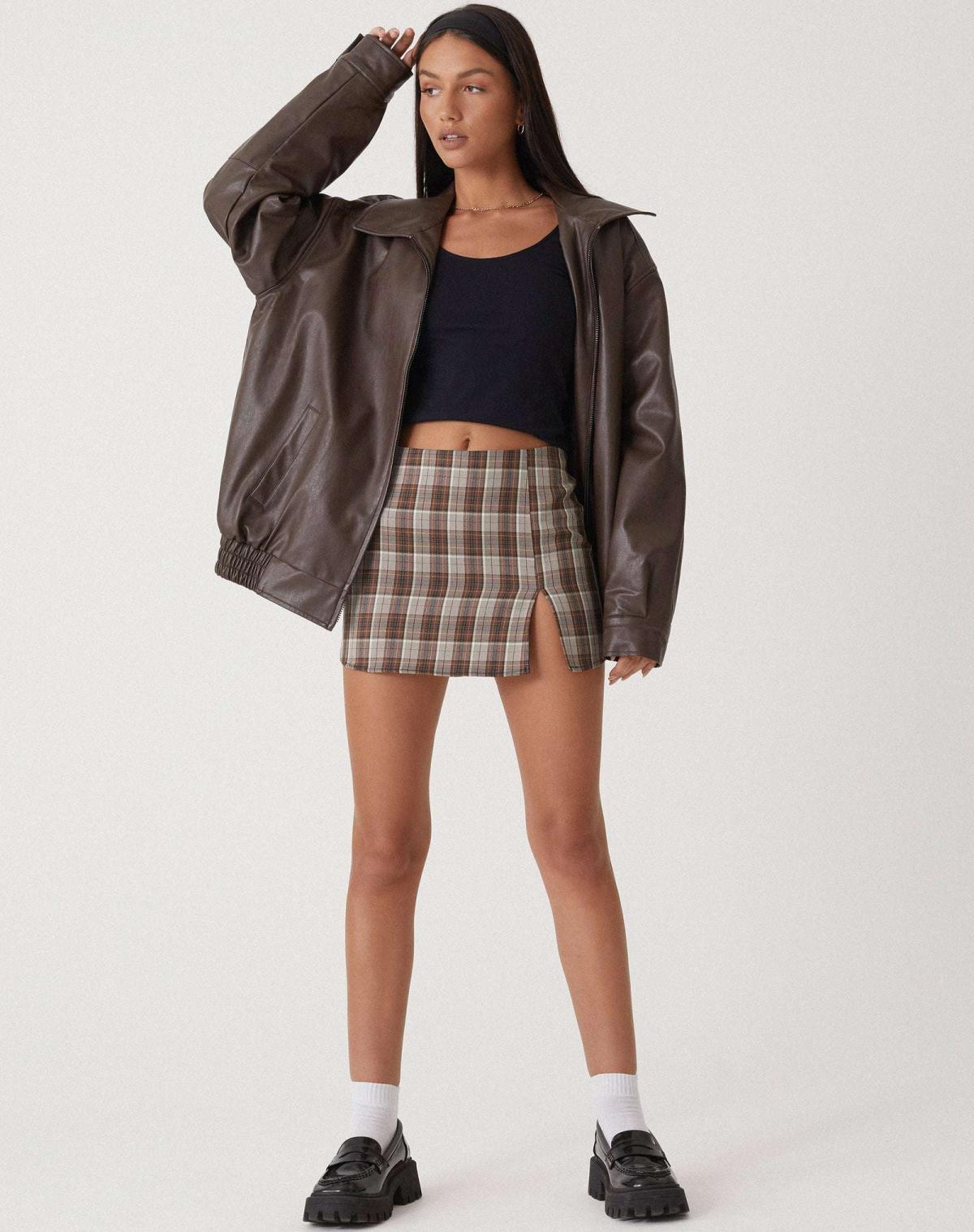 Sybil | Loose Leather Jacket