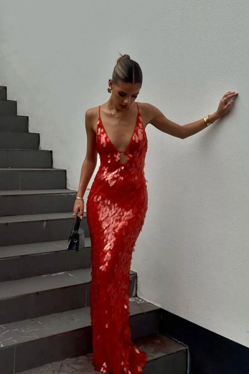 Rhea | Women's Dazzling Sequin Gown