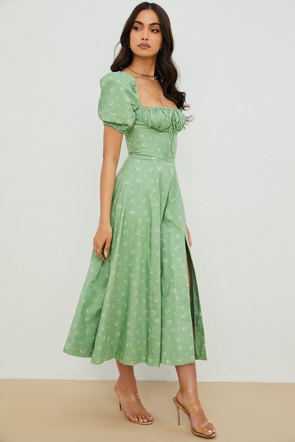 Lilibet | Floral Midi Sundress