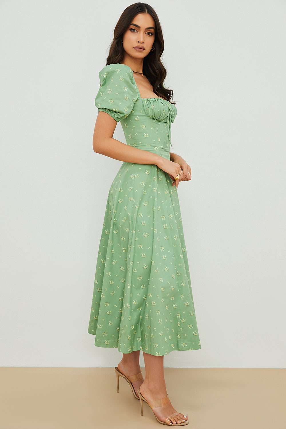 Lilibet | Floral Midi Sundress
