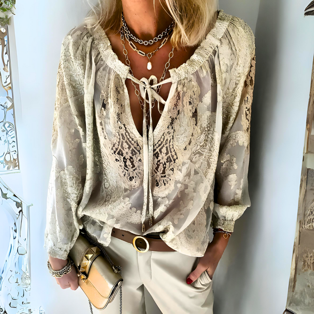 Joy | Crocheted Women's Boho Blouse