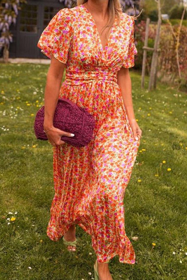 Xanthe | V-neck Maxi Dress