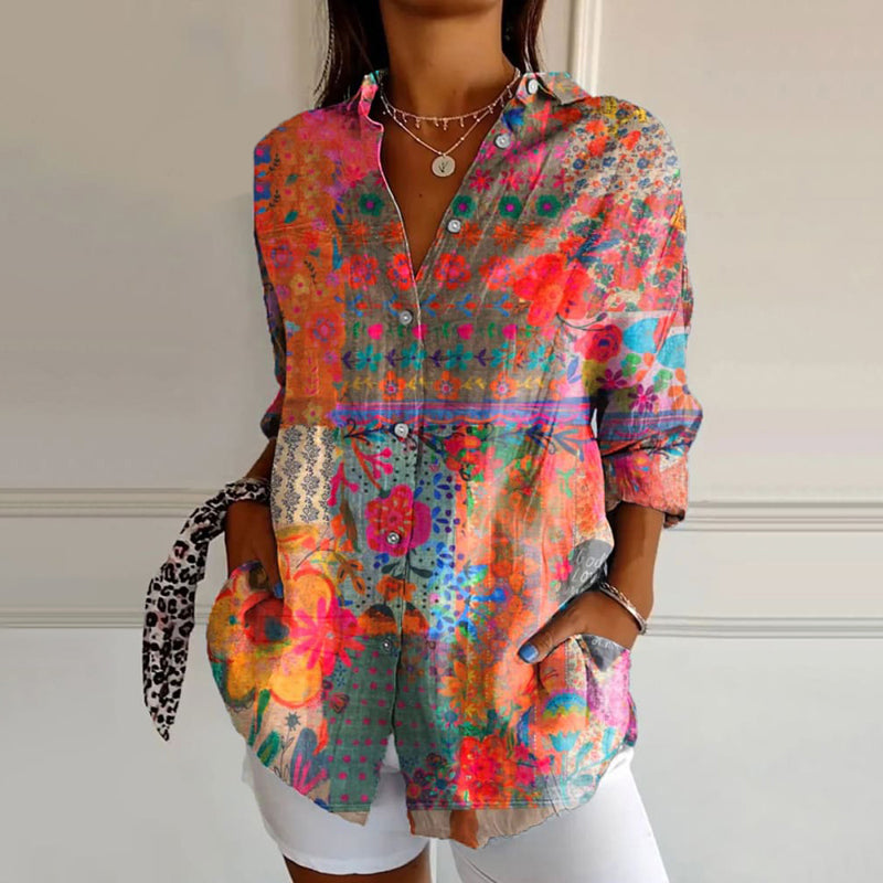 Maisie | Elegant Floral Print Blouse