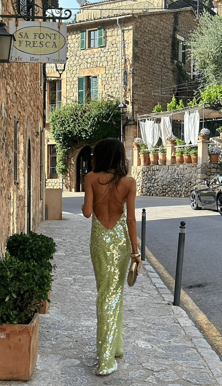 Nia | Sequin Maxi Dress