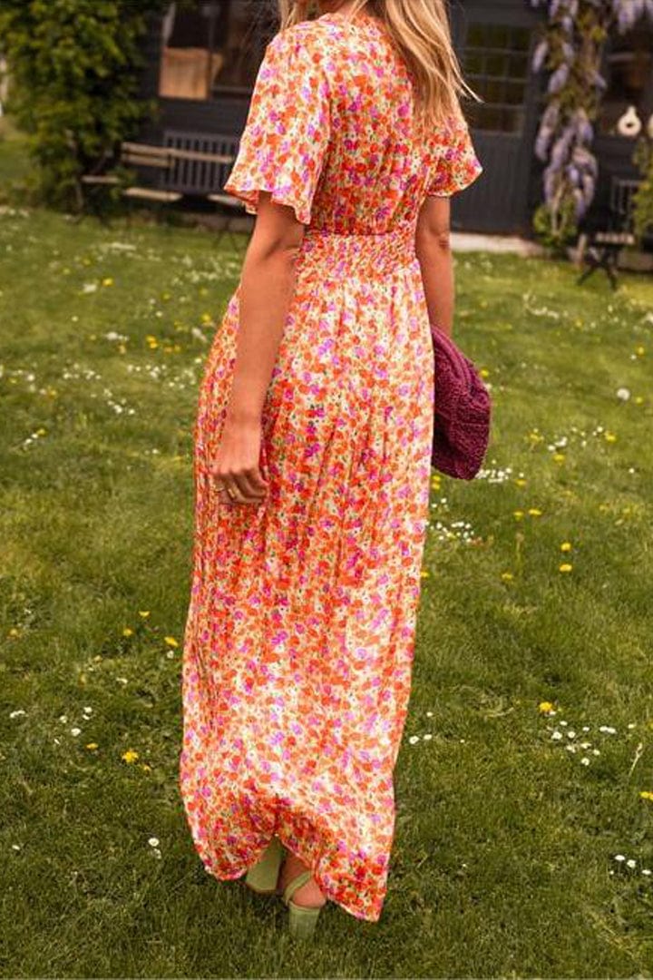 Xanthe | V-neck Maxi Dress