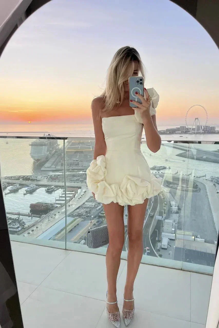 Avalon | Elegant Floral Mini Dress