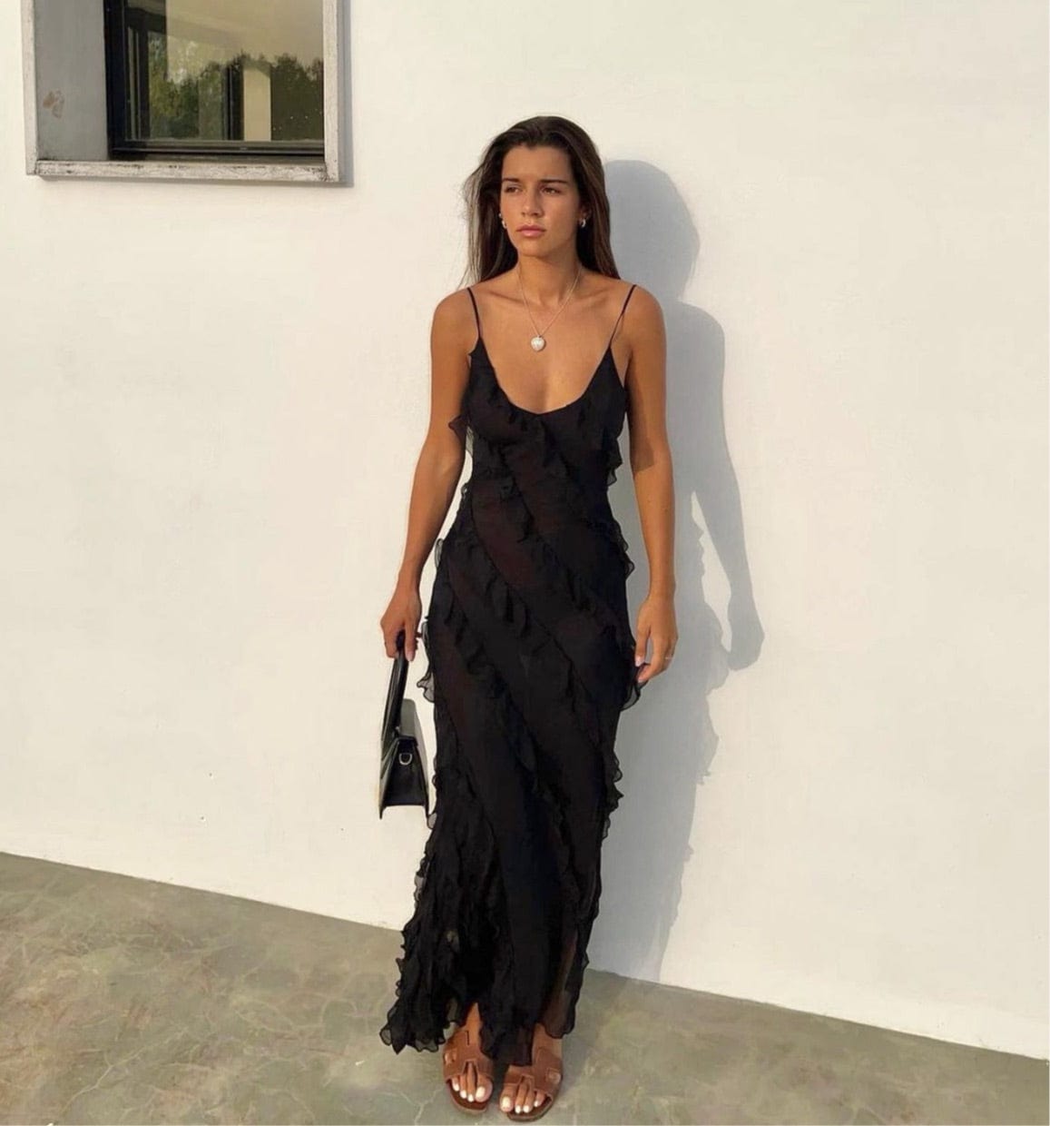 Vienna | Ruffle Maxi Dress