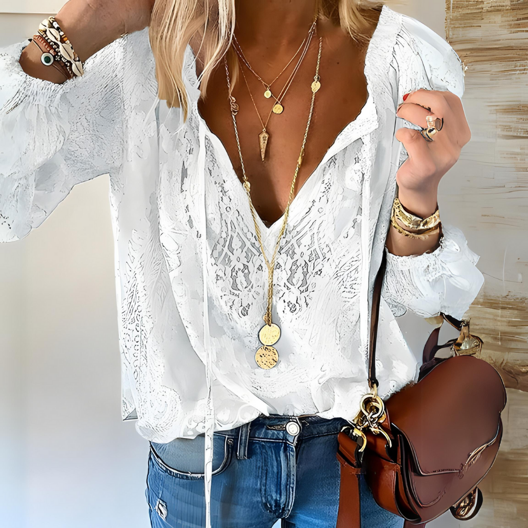 Joy | Crocheted Women's Boho Blouse